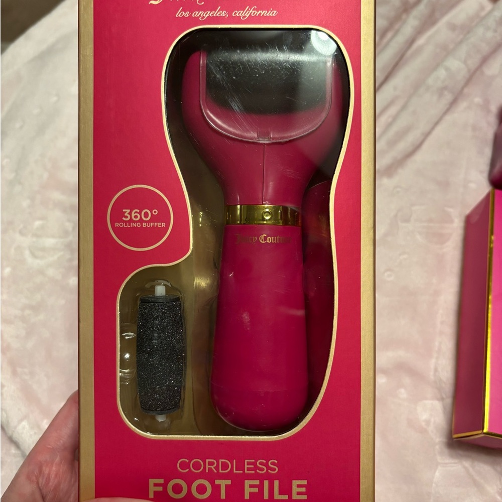 Juicy Couture Pink Cordless Foot File